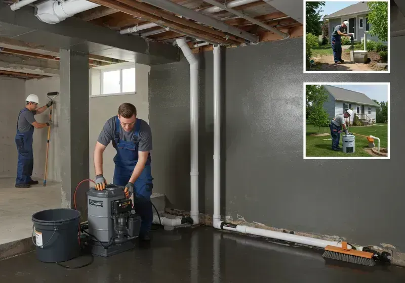 Basement Waterproofing and Flood Prevention process in Washburn, ND